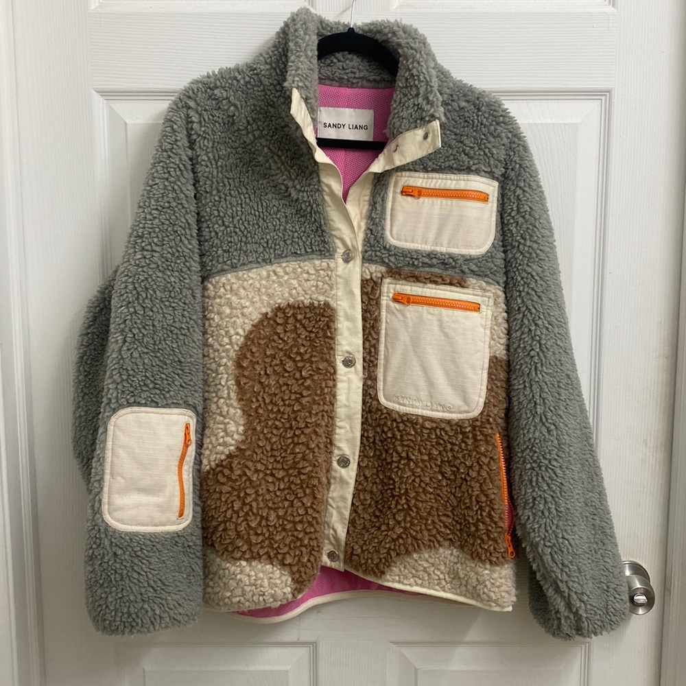 Sandy Liang Otto Fleece Jacket - Medium